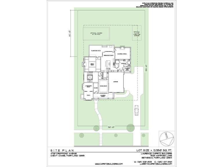 4720 Drummond site plan