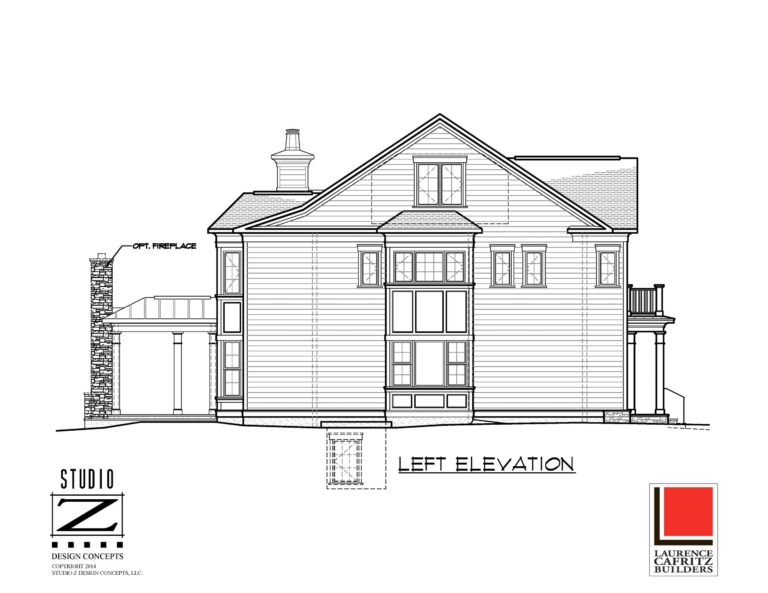 4810 Leland left elevation