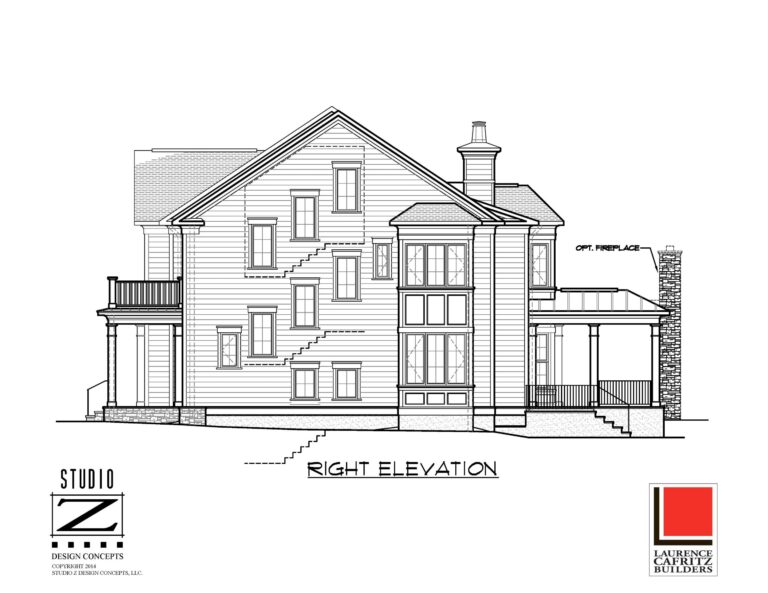 4810 Leland right elevation