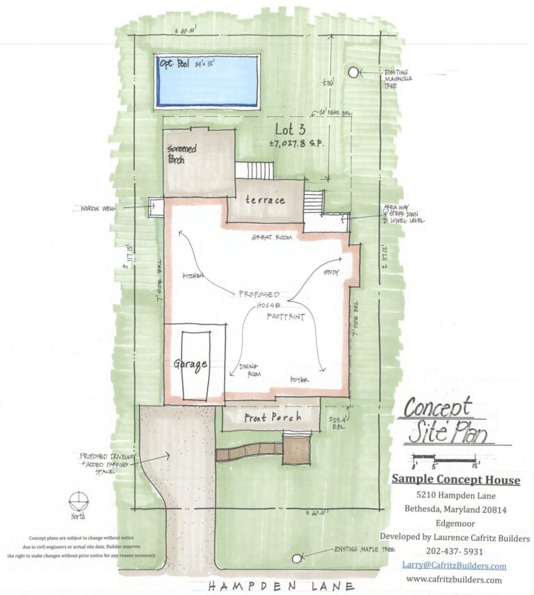 5210 Hampden A Concept Site Plan