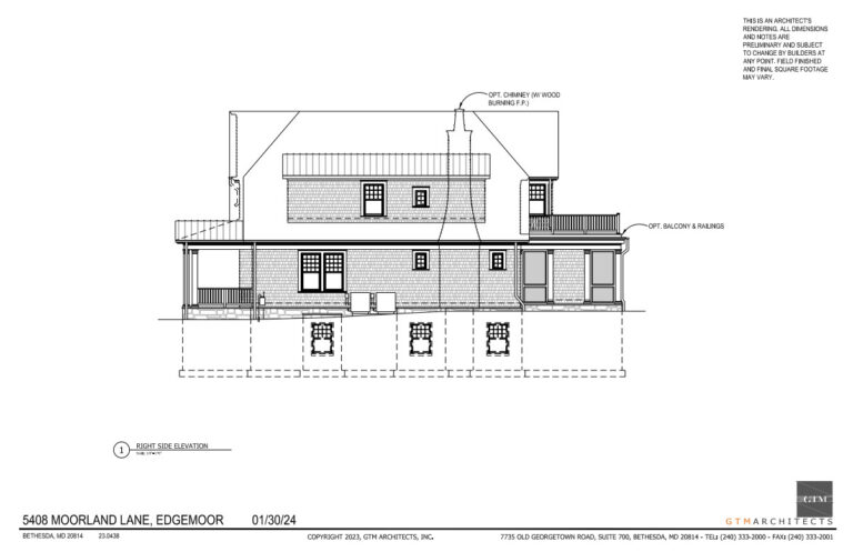5408 Moorland right elevation