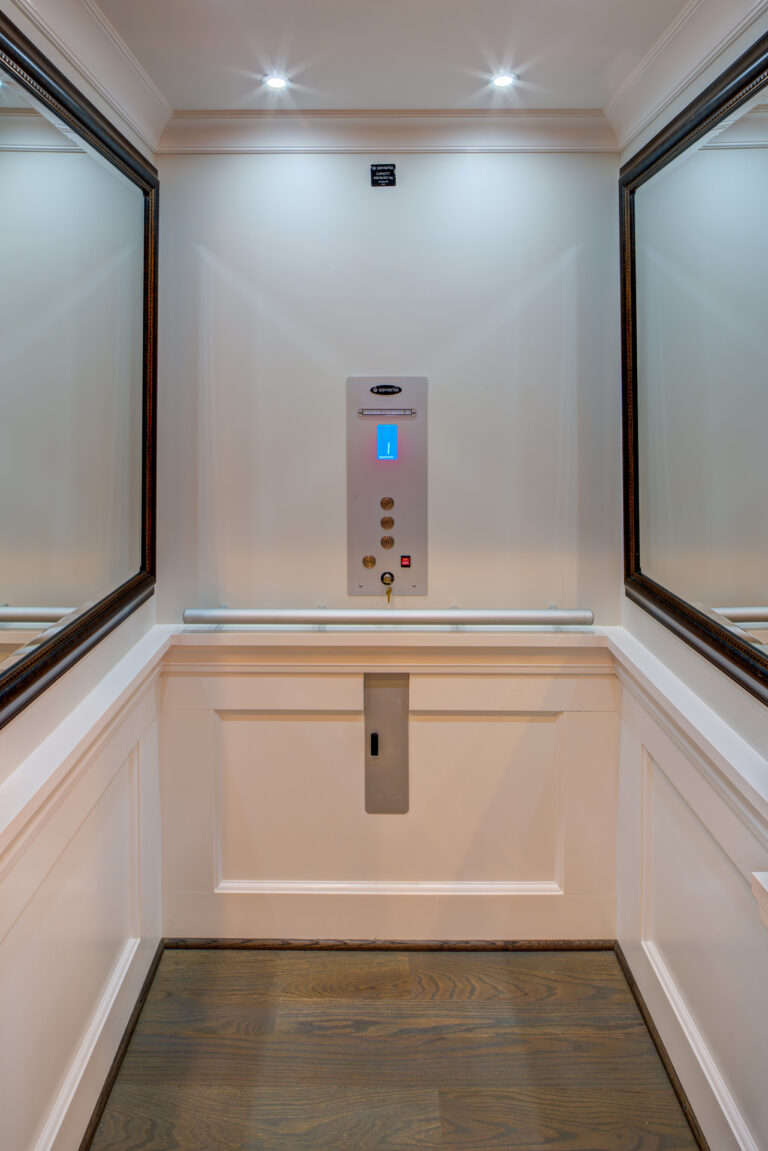 237 Elevator interior 7501 Hampden 057